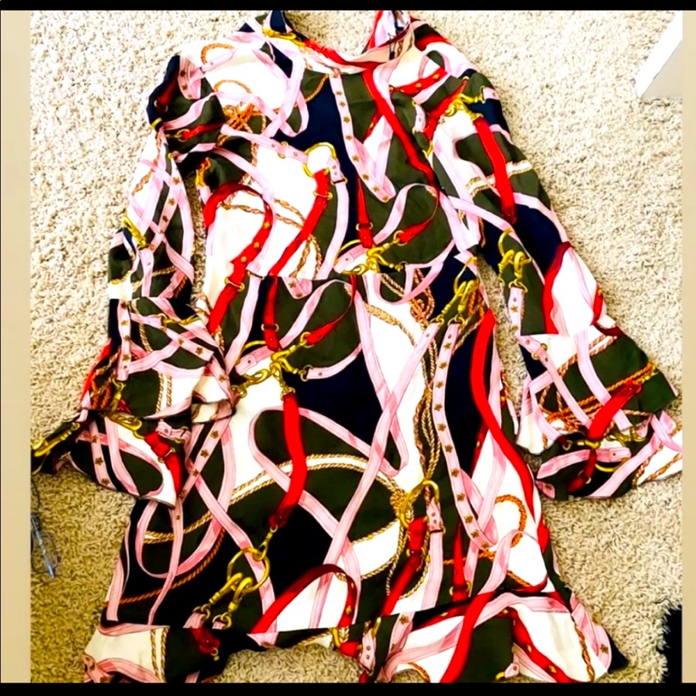 Zara print dress